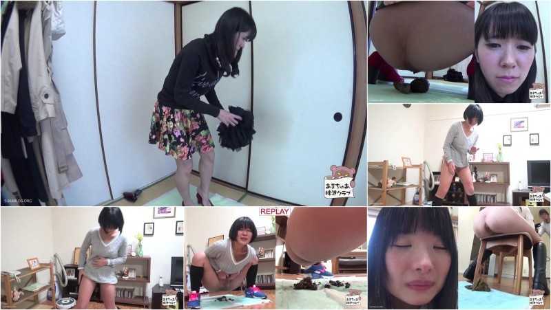 AH-016 | Erotic excretion with 3 young girls: Nara Aiko, Mie Maki and Shiga Mizue. Multi view pooping.