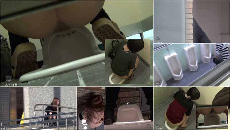 DDDD-01 Girls Nervious Pooping In Men’s Toilet.