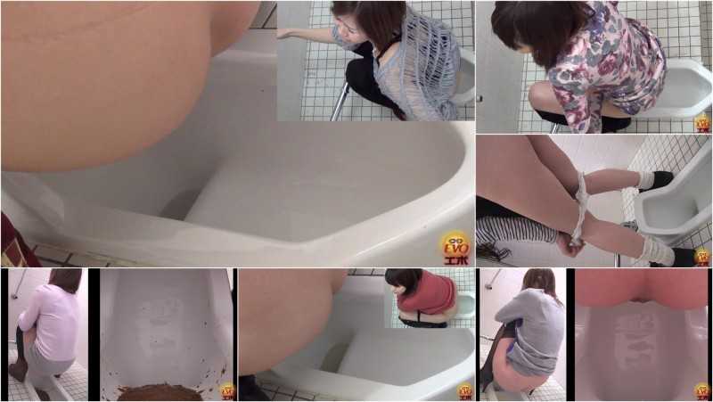 EE-036 [#2] | Detailed toilet voyeur on women’s defecation.