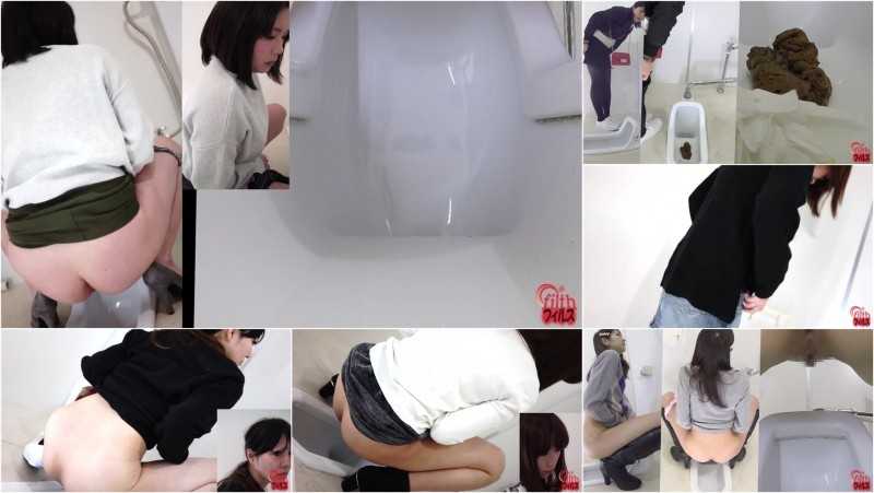 FF-182 Beautiful Pictures Of Women Pooping On Toilet.