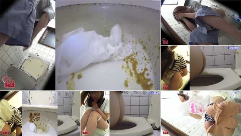 FF-217 | Food poisoning agony. Home peeping on girls suffering from diarrhea.