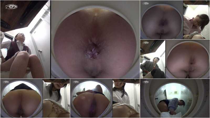 JD-02 | Shameful constipation torture. Office ladies anguish farts voyeur.