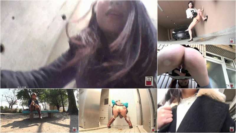 JG-171 Amateur Girls Scat Vlogs. Standing Defecation! VOL.1