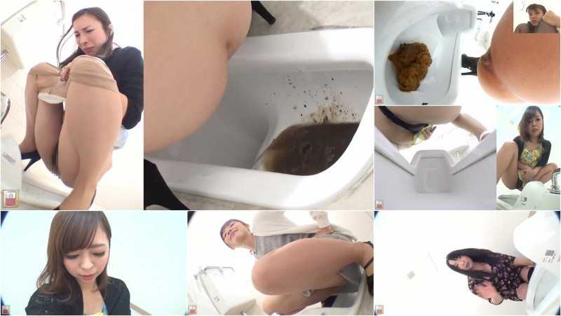 JG-252 Scat vlogs. Amateur girls in Japanese style toilet.