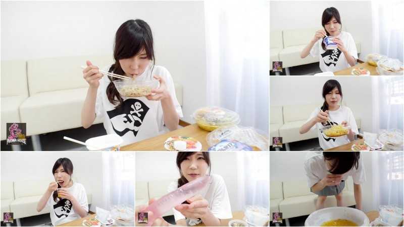 PGFD-044 [#2] | Japanese women puking on dildos after eating food. Self-filmed amateur videos collection.