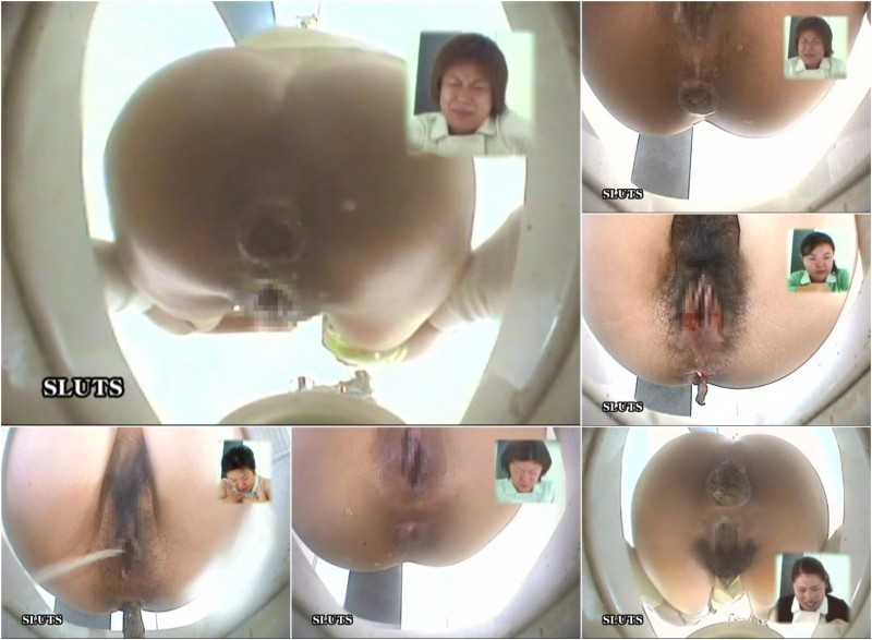 SLUF005 Full Screen Pooping. Quad View Toilet Voyeur. VOL.5 (Nurse edition)